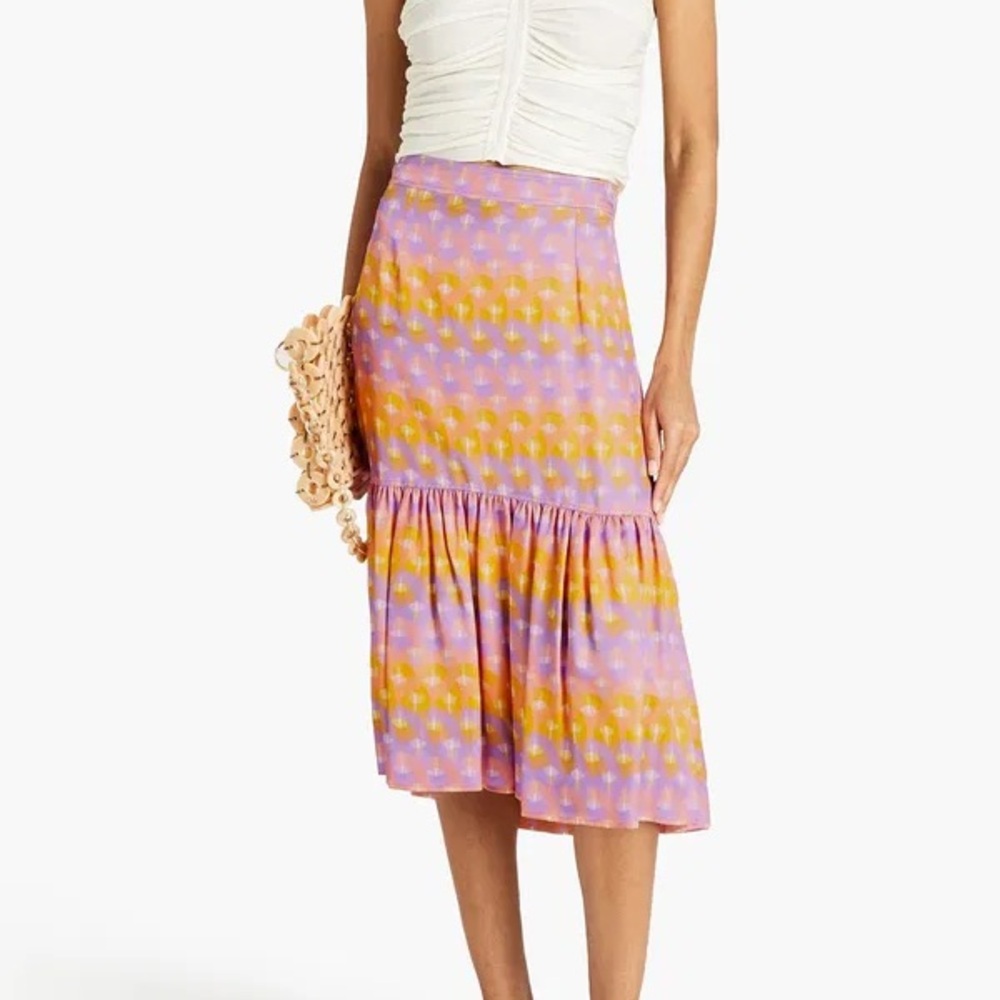 🩷 Sandro Patterned Skirt